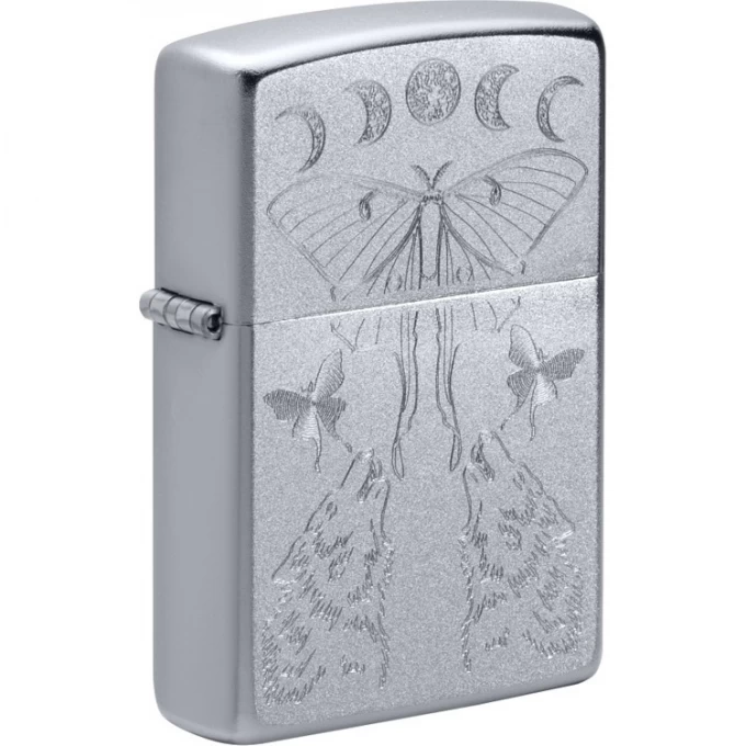 Зажигалка ZIPPO BUTTERFLY AND WOLF 49591 Зажигалка ZIPPO BUTTERFLY AND WOLF 49591